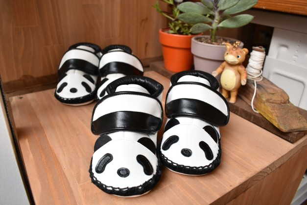 パンダの子供靴